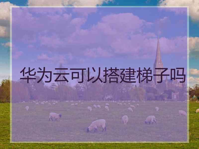 华为云可以搭建梯子吗