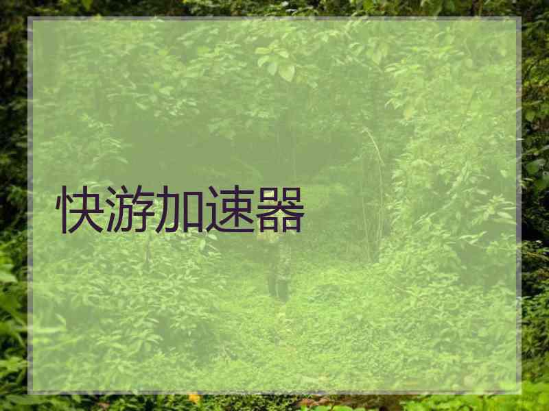 快游加速器
