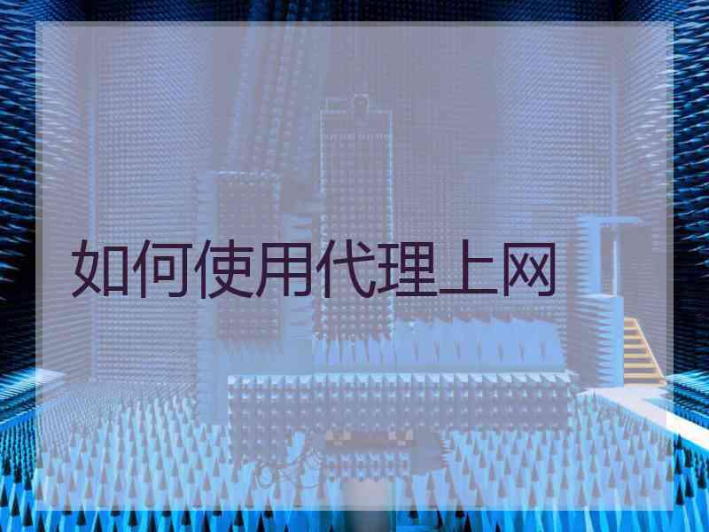 如何使用代理上网