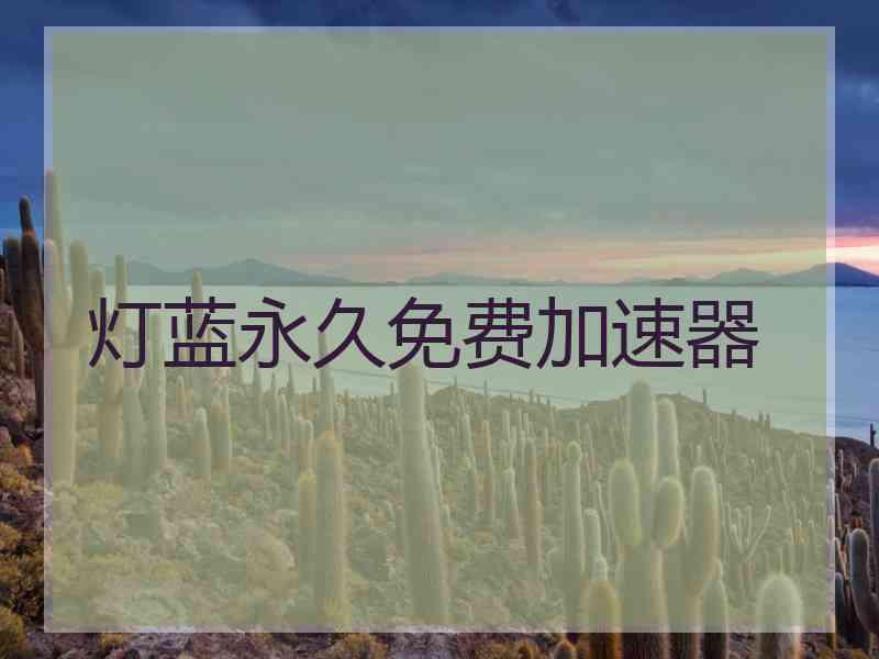 灯蓝永久免费加速器