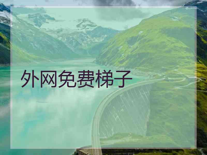 外网免费梯子
