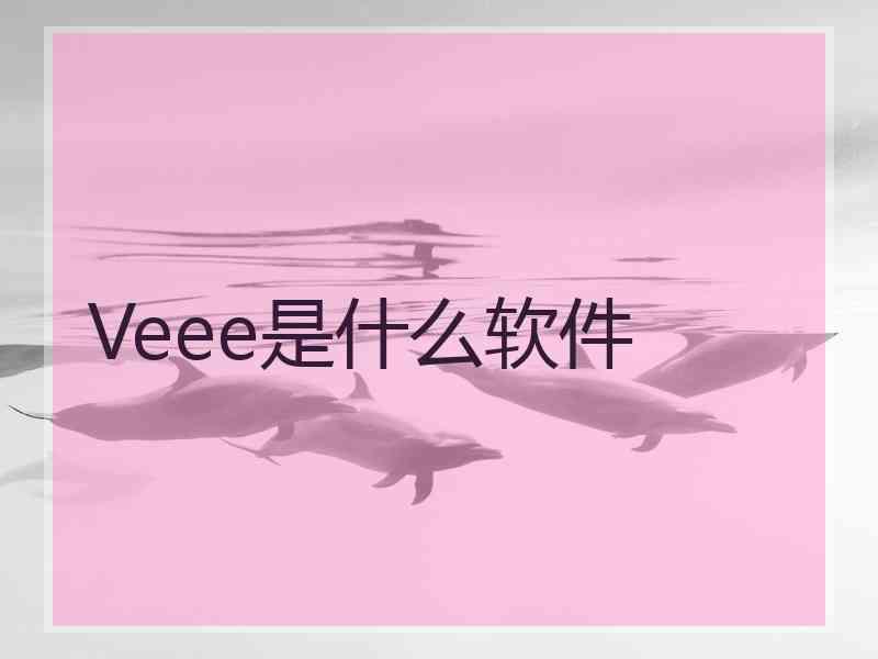 Veee是什么软件
