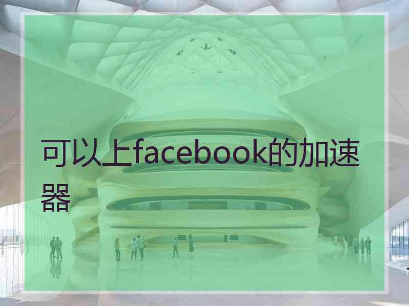 可以上facebook的加速器